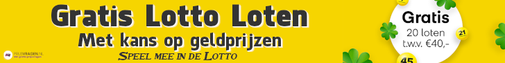 Gratis Lotto loten t.w.v. €40,- euro