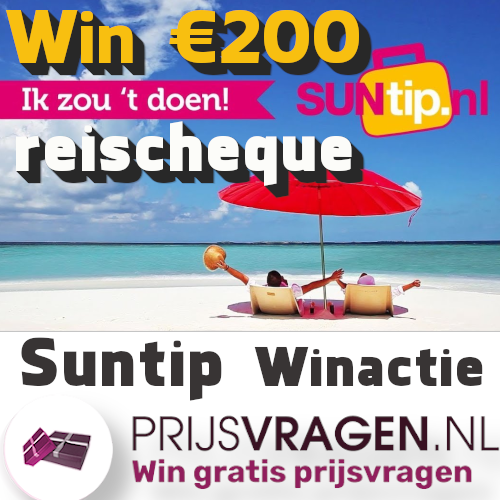 Win een reischeque van Suntip t.w.v. €200