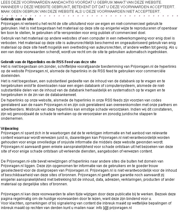 Voorwaarden
