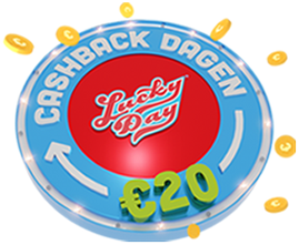 €20,- euro cashback retour bij Lucky Day