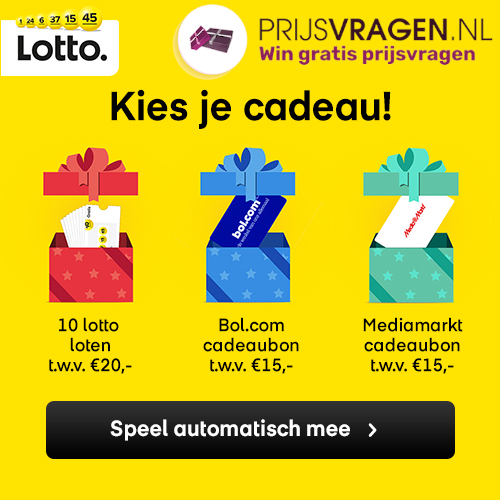 Lotto Wincode superzaterdag speel mee en win geld prijzen