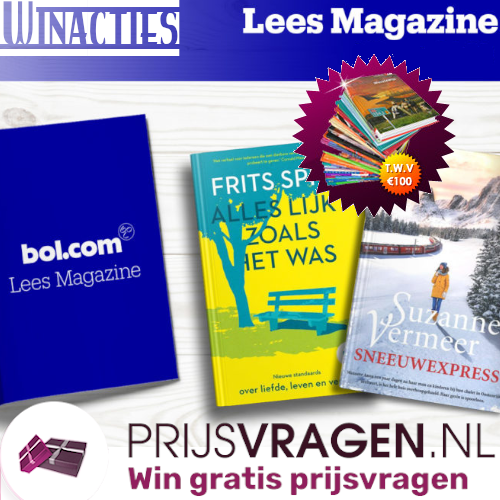 Win boeken en nieuwe romans uit Bol.com Leesmagazine