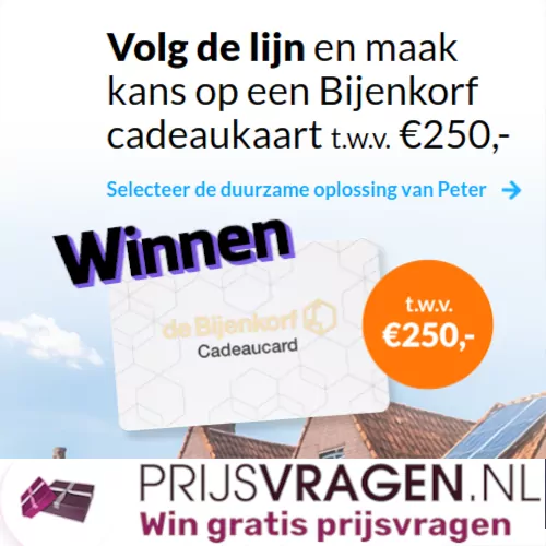 Win een Bijenkorf cadeaukaart van €250 gratis shoppen