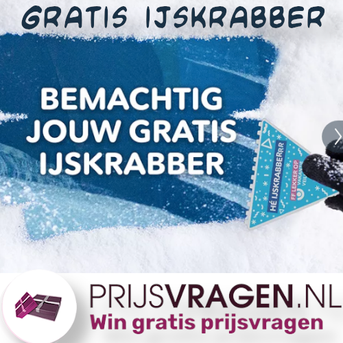 Win een gratis ijskrabber - Altijd prijs