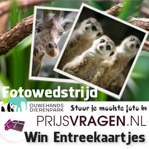 Win entreekaarten voor Ouwehands Dierenpark