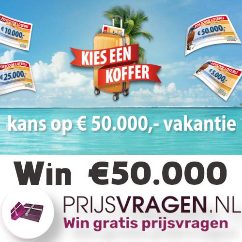 Win €50.000 vakantiegeld of een droomauto