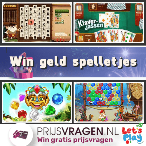 Betekenis teksten een Geld winnen met spelletjes. Win gratis geld met prijsvragen en acties