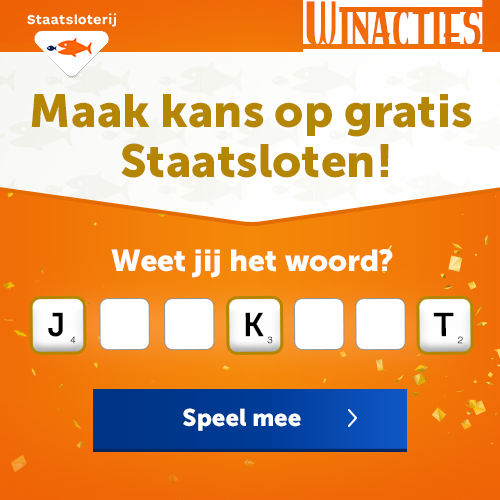 Win Gratis Staatsloten straatje of een los Staatslot