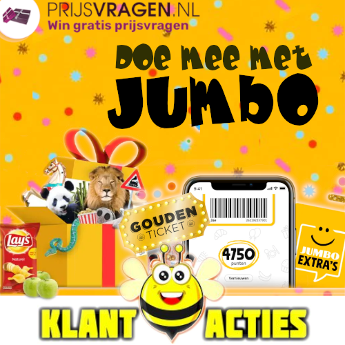 Win leuke prijzen en prijsvragen bij Jumbo supermarkten