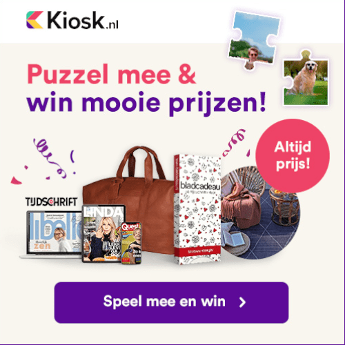 Win mooie prijzen met het Kiosk