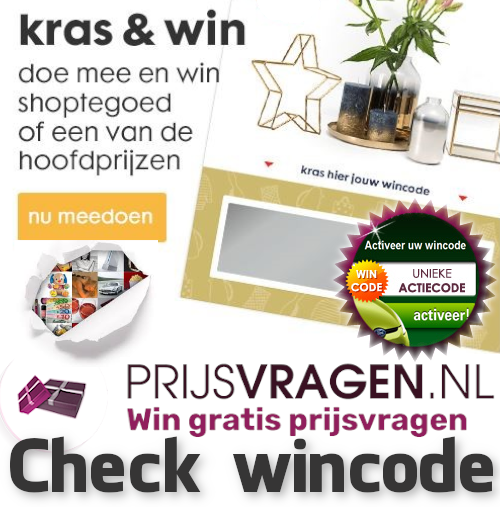 Koop & winacties met actiecode