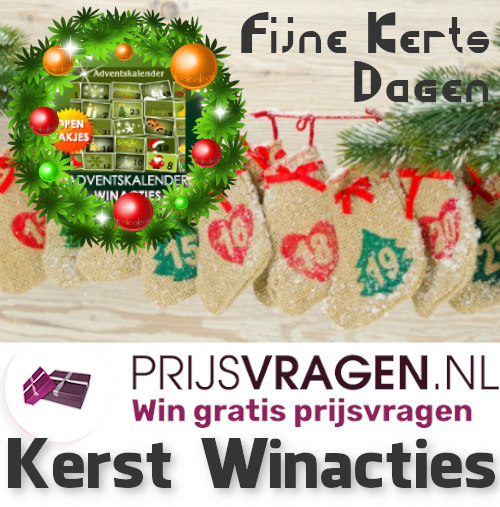 Kerstprijsvragen en prijzen winnen. Win met kerst