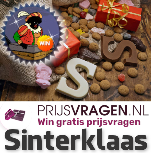 Sinterklaas prijsvragen en gratis Sinterklaas winacties