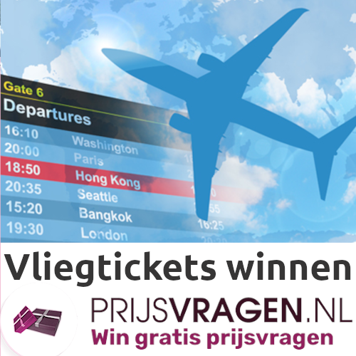 Gratis vliegtickets winnen naar mooie bestemmingen