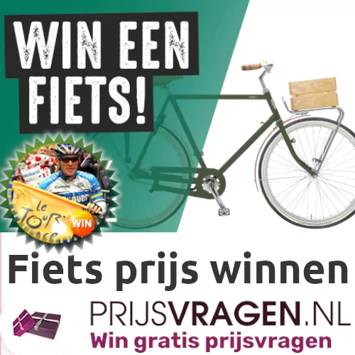 Maak kans op fietsen & prijzen! Maak kans op fietsen & prijzen!
