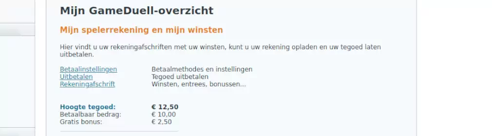 Stort 10 euro en laat 9 euro uitbetalen Stort 10 euro en laat 9 euro uitbetalen