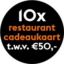 Win een restaurant cadeaukaart